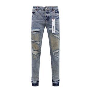 Purple Brand Jeans Light Indigo Paint Men's